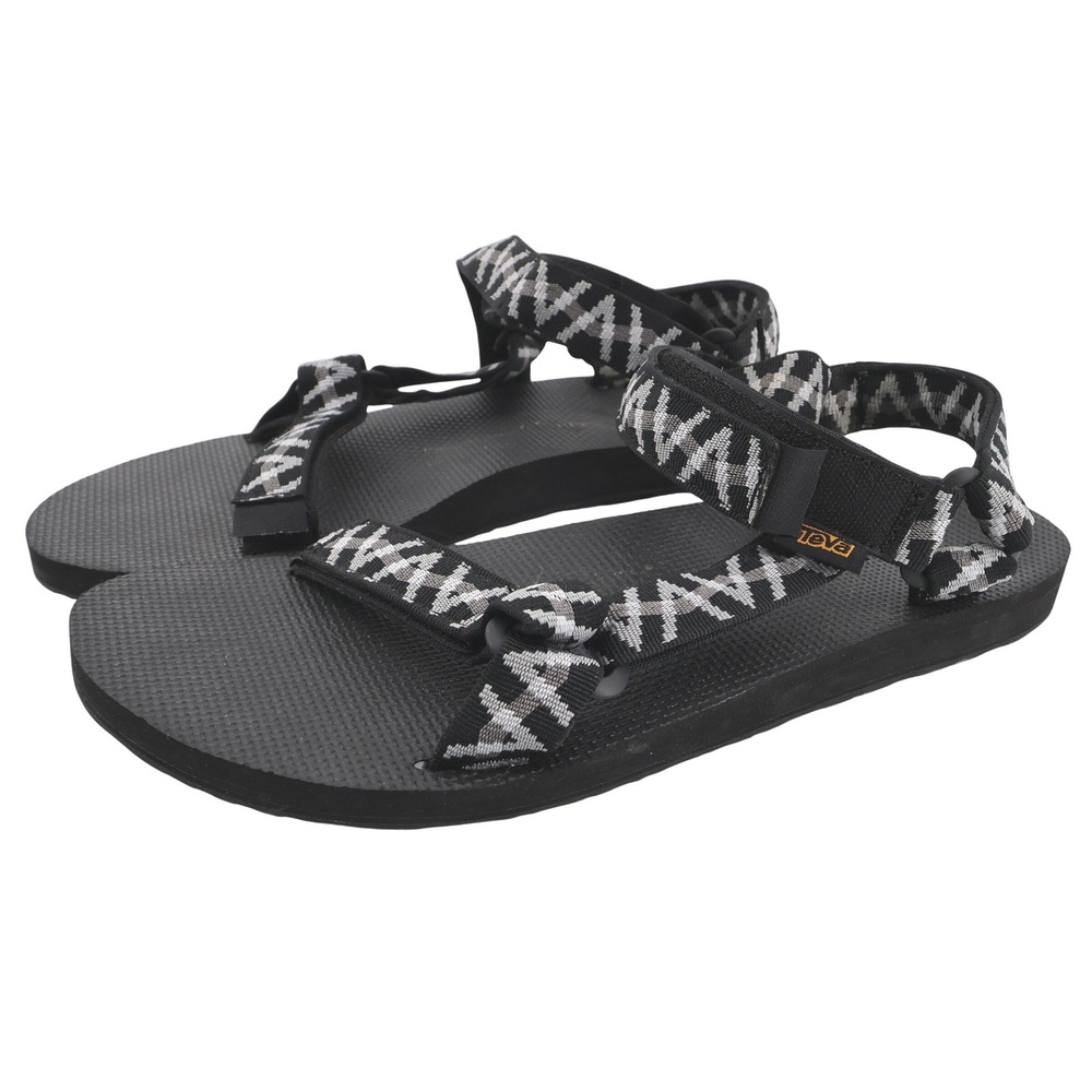 Teva Original Universal Geometric Strappy Sandals Black Sleeveless‎ Mens 13